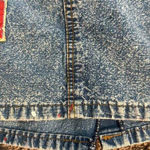 VTG Girls 90s Denim Skirt and Tie Dye T-Shirt Size 4 - Picture 4 of 16